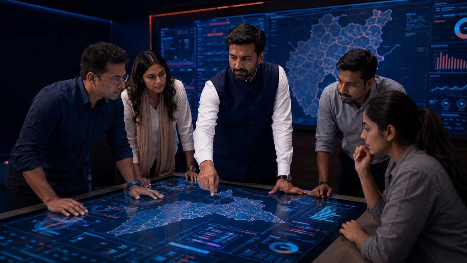 Mediyatics team planning political campaign strategy